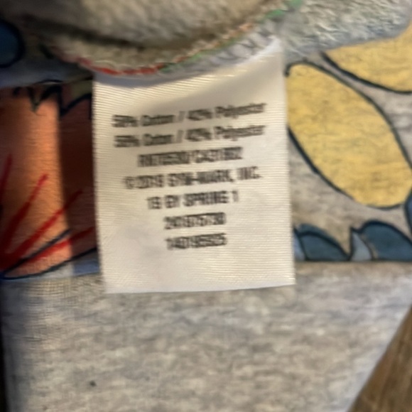 Gymboree Girl’s Crewneck Sweatshirt Floral Pattern Size XS (4) - Picture 5 of 6